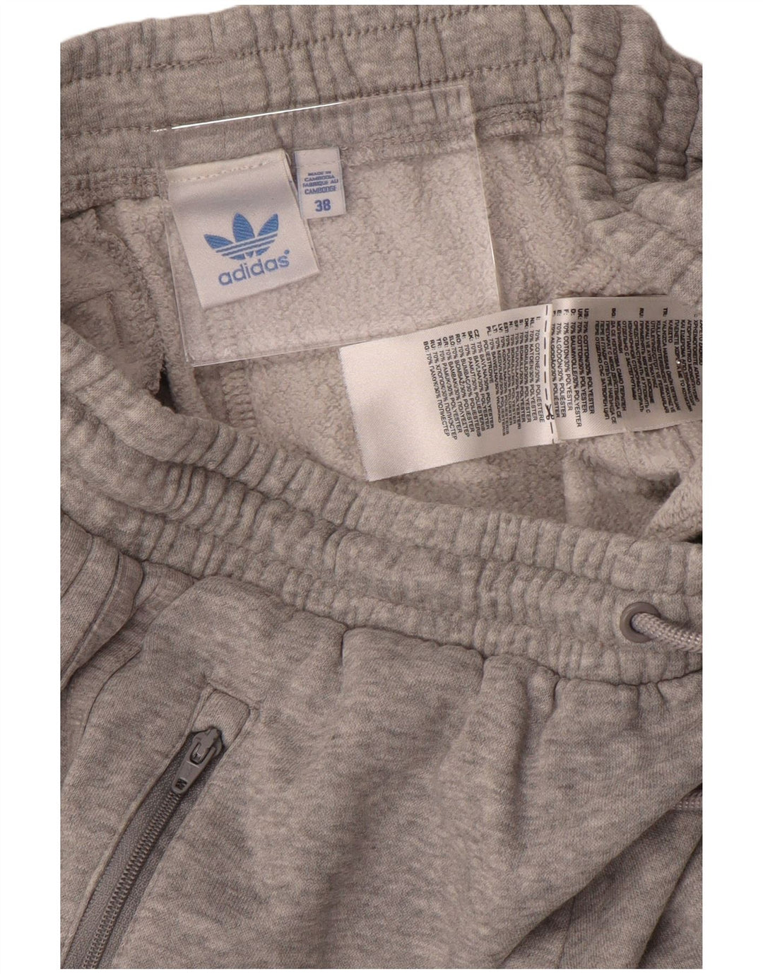 Pantaloni da tuta da donna Adidas Joggers EU 38 cotone grigio medio