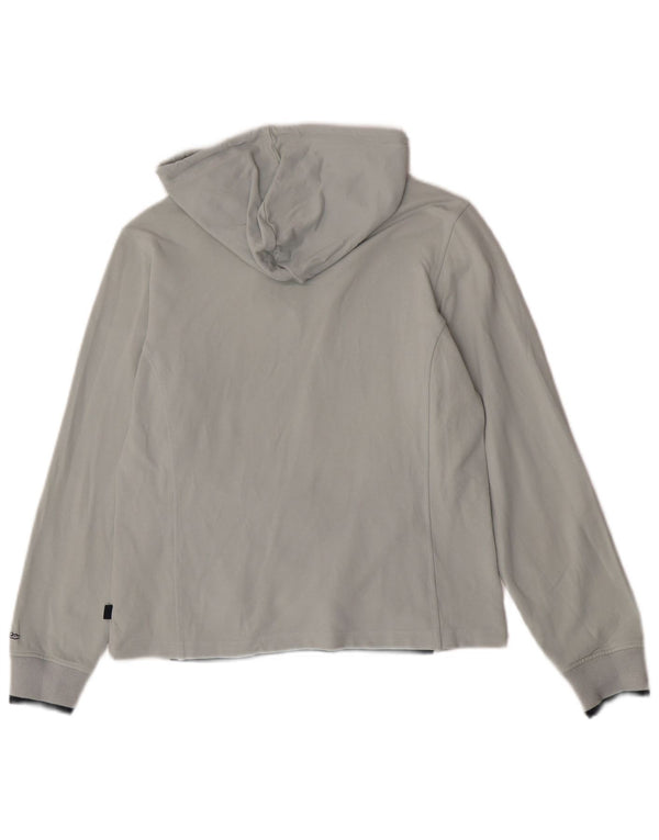 Felpa con cappuccio da donna Asics UK 10 Small Grey Cotton Sports