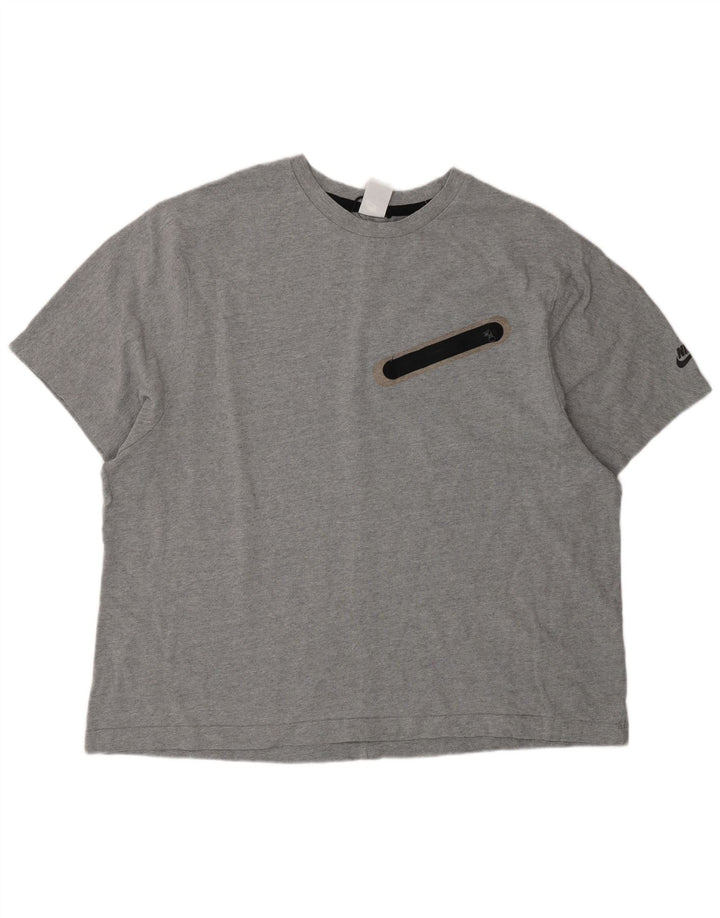 T-shirt Nike Dri Fit da uomo 2XL in cotone grigio