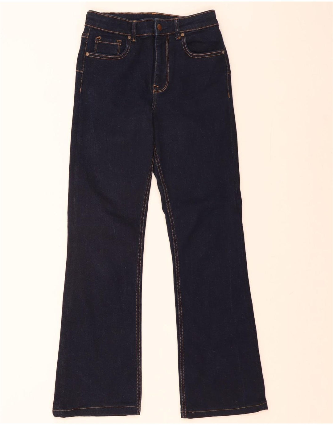Jeans svasati da donna Zara EU 38 Small W28 L29 Blu navy