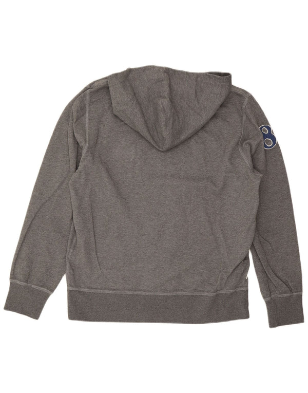Maglione con cappuccio grafico da uomo Franklin & Marshall 2XL cotone grigio