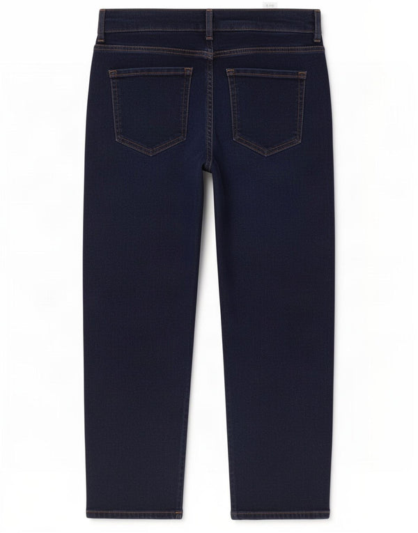 Jeans dritti da donna Marks & Spencer UK 12 medio W30 L25 blu navy