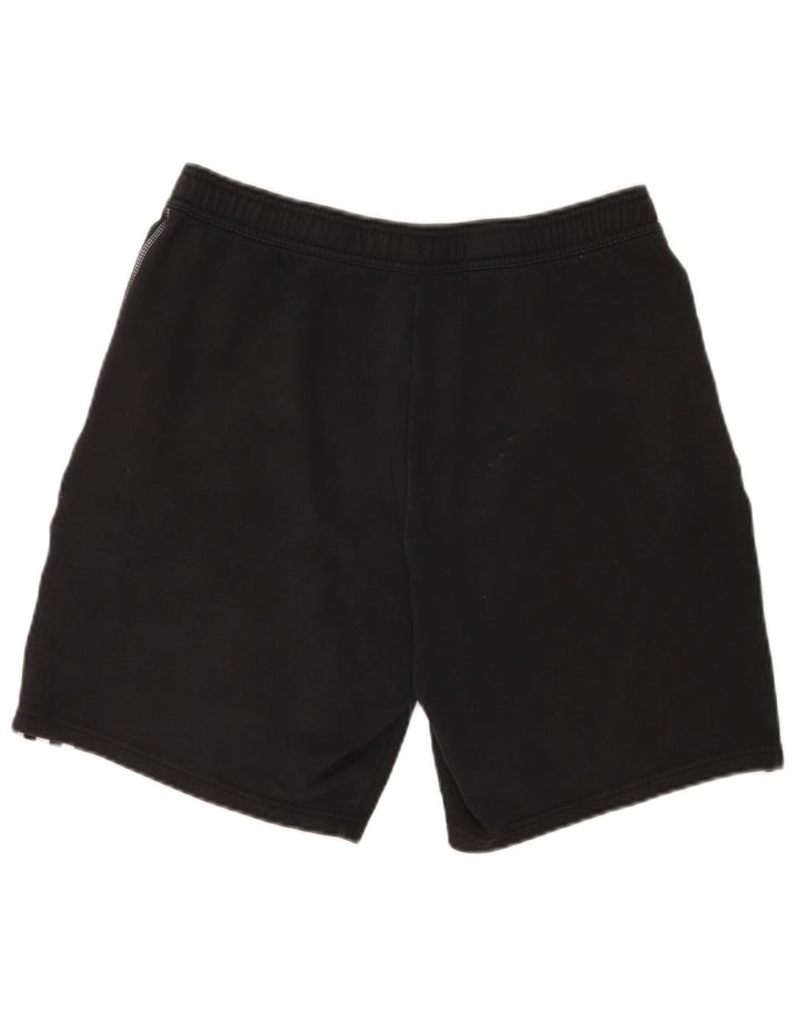 Pantaloncini sportivi da uomo Adidas grandi in cotone nero