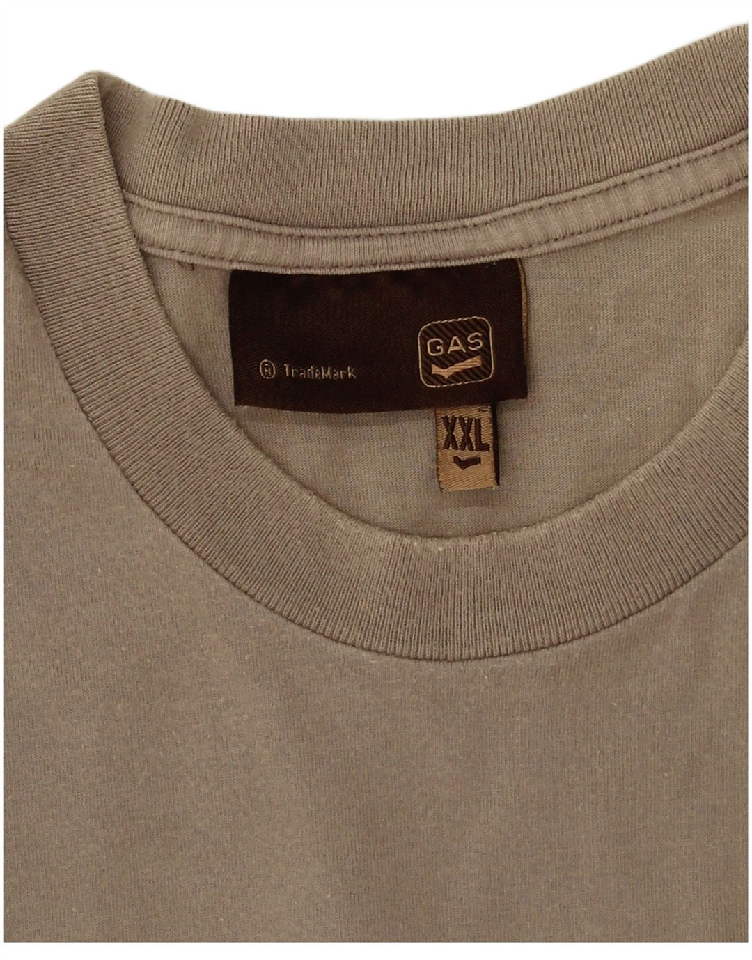 T-shirt grafica da uomo Gas Top 2XL cotone grigio