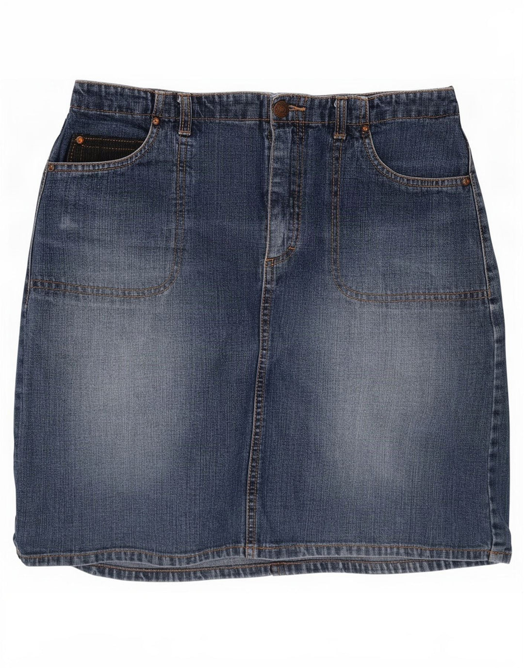 Mini gonna in denim da donna Esprit EU 36 piccola W26 cotone blu