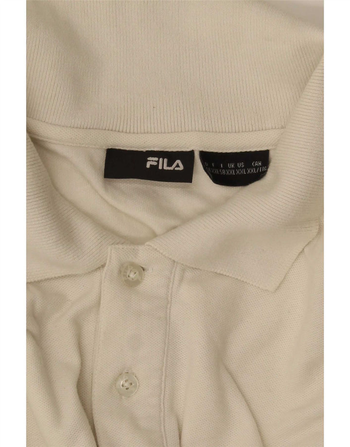 Polo da uomo Fila 2XL Bianca
