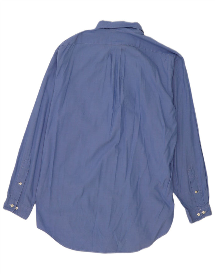 Camicia da uomo Ralph Lauren taglia 16 grande cotone blu