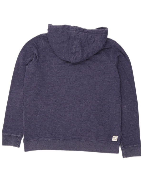 Felpa con cappuccio grafica Fat Face da donna Heritage UK 12 medio blu navy