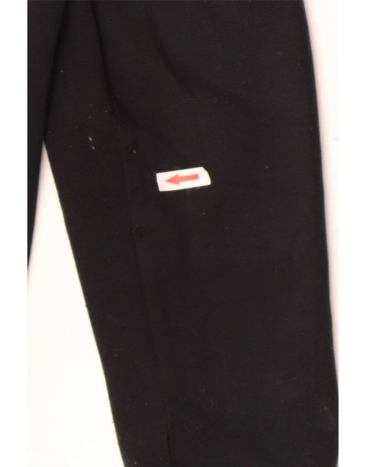 Felpa con cappuccio e zip Nike da uomo, grande, in cotone nero
