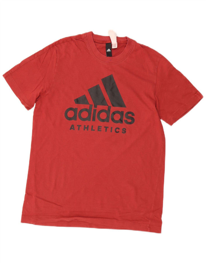 T-shirt grafica da uomo ADIDAS Top rosso medio