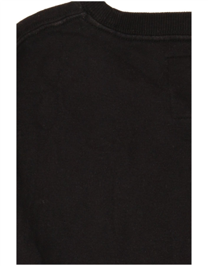 Felpa grafica per ragazzi Levi's 11-12 anni in cotone nero