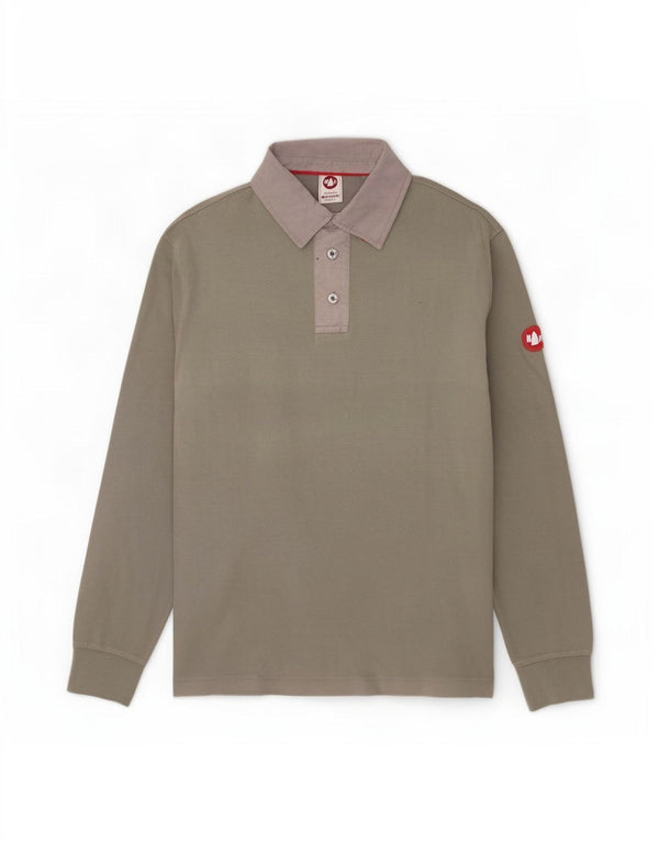 Murphy & Nye Mens Long Sleeve Polo Shirt XL Green Cotton