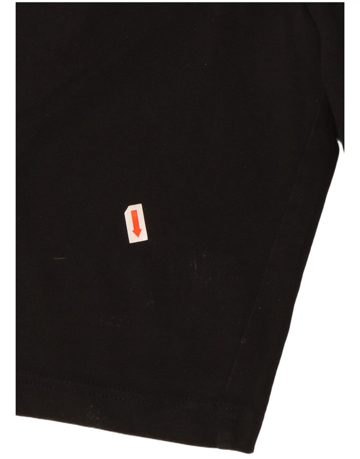 Pantaloncini sportivi da uomo Puma piccoli in cotone nero