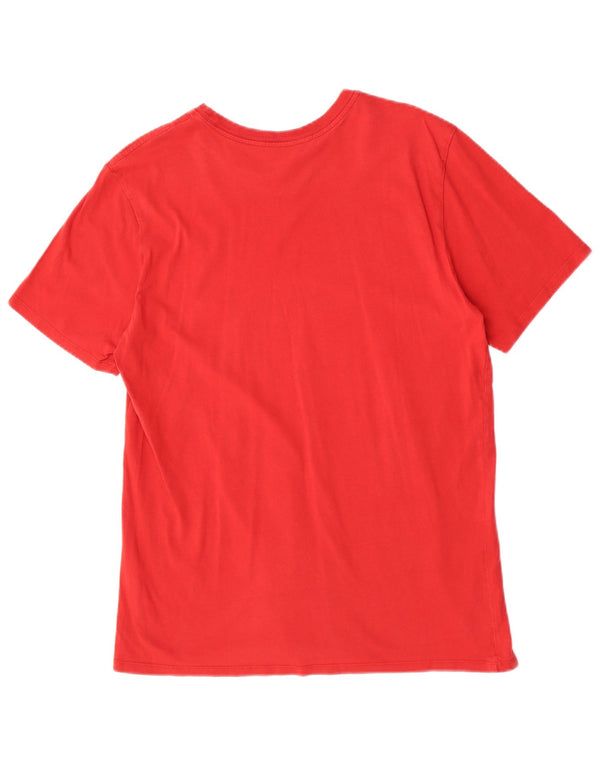 T-shirt grafica da uomo Nike Top grande in cotone rosso