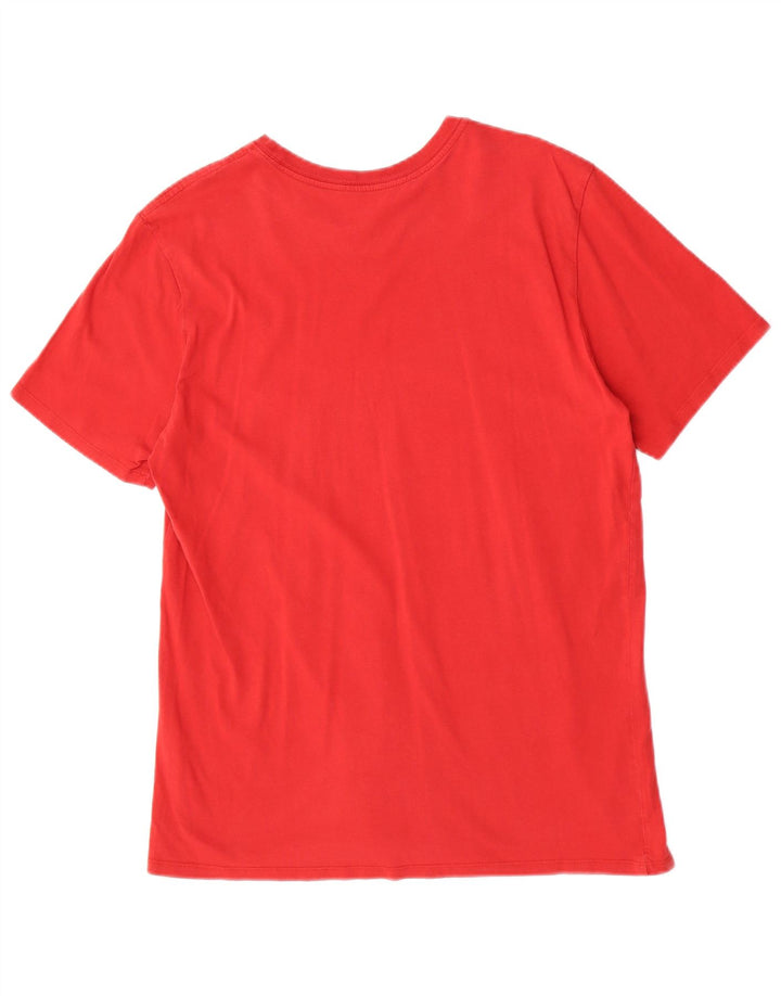 T-shirt grafica da uomo Nike Top grande in cotone rosso