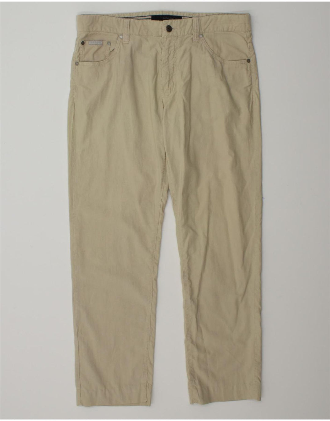 Mens Straight Casual Trousers W33 L29 Vintage Calvin Klein and Second-Hand Calvin Klein from Messina Hembry 
