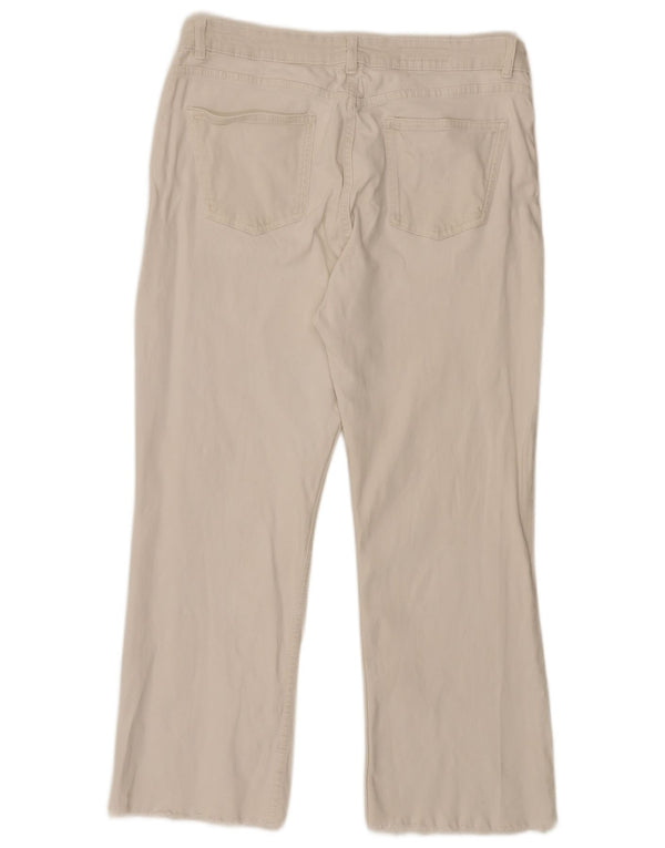 Jeans dritti da donna Zara EU 46 2XL W36 L26 Bianco
