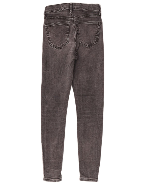 Jeans skinny Jamie da donna Topshop W25 L27 cotone grigio