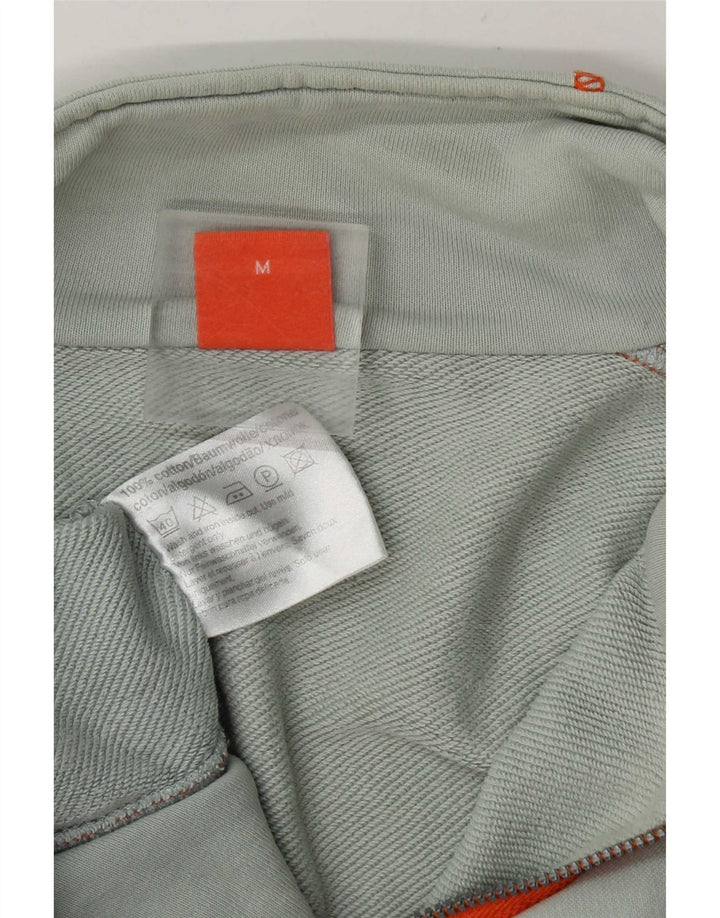 Giacca da tuta da uomo Hugo Boss in cotone grigio medio