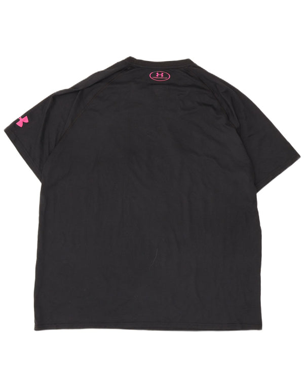 Maglietta grafica Under Armour da uomo Superman vestibilità ampia XL nera
