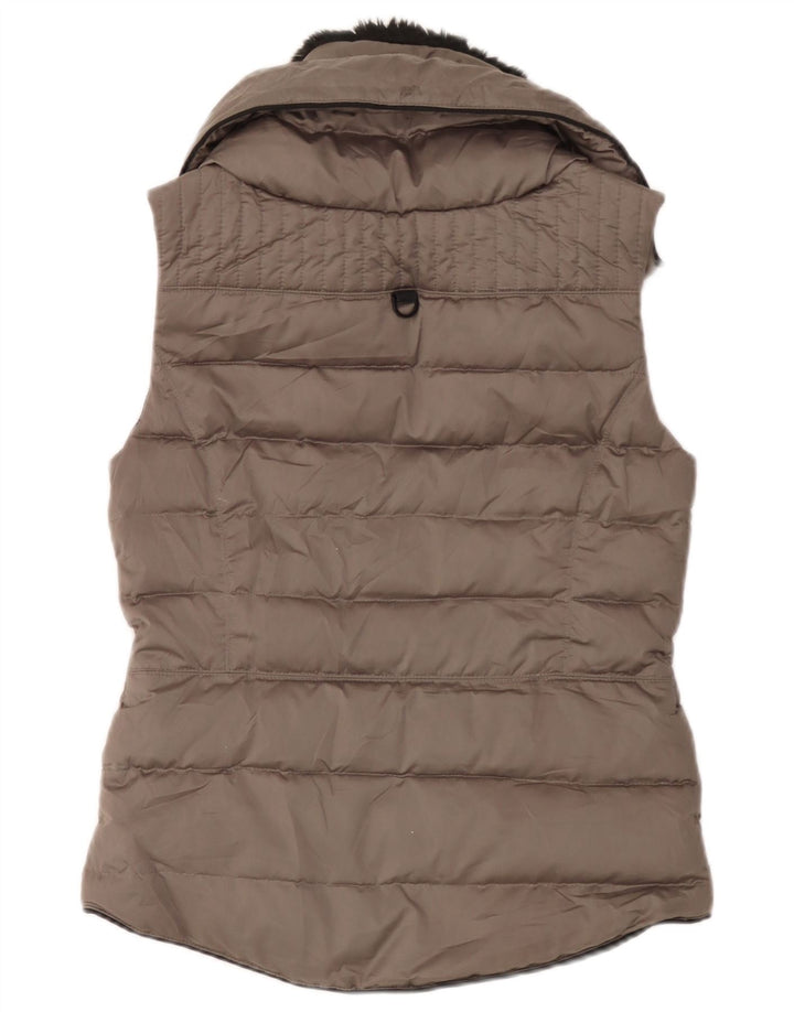 Gilet imbottito oversize da donna Zara UK 6 XS poliestere grigio