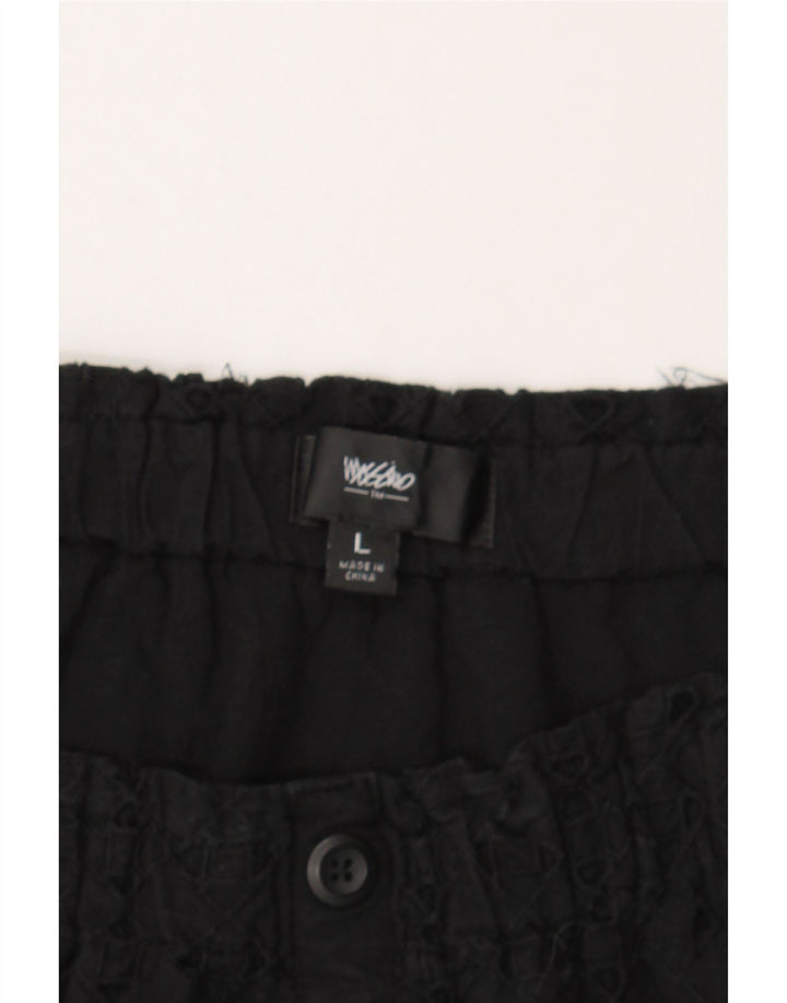 MOSSIMO Womens A-Line Skirt Large W32 Black Vintage Mossimo and Second-Hand Mossimo from Messina Hembry 