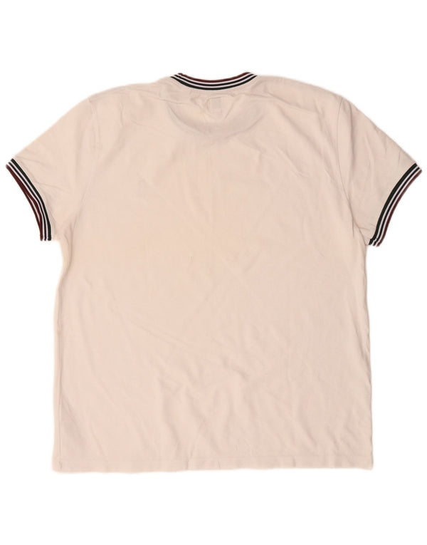 T-shirt da uomo Jack Wills Top grande in cotone bianco