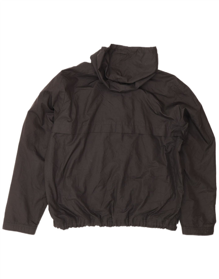 Giacca a vento Puma da uomo con pullover con cappuccio UK 42 XL Nera
