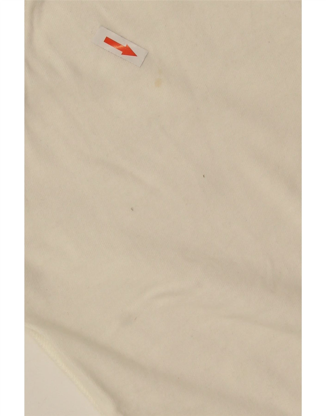 Giacca da ginnastica oversize con grafica da donna Arena, piccola, in cotone bianco sporco
