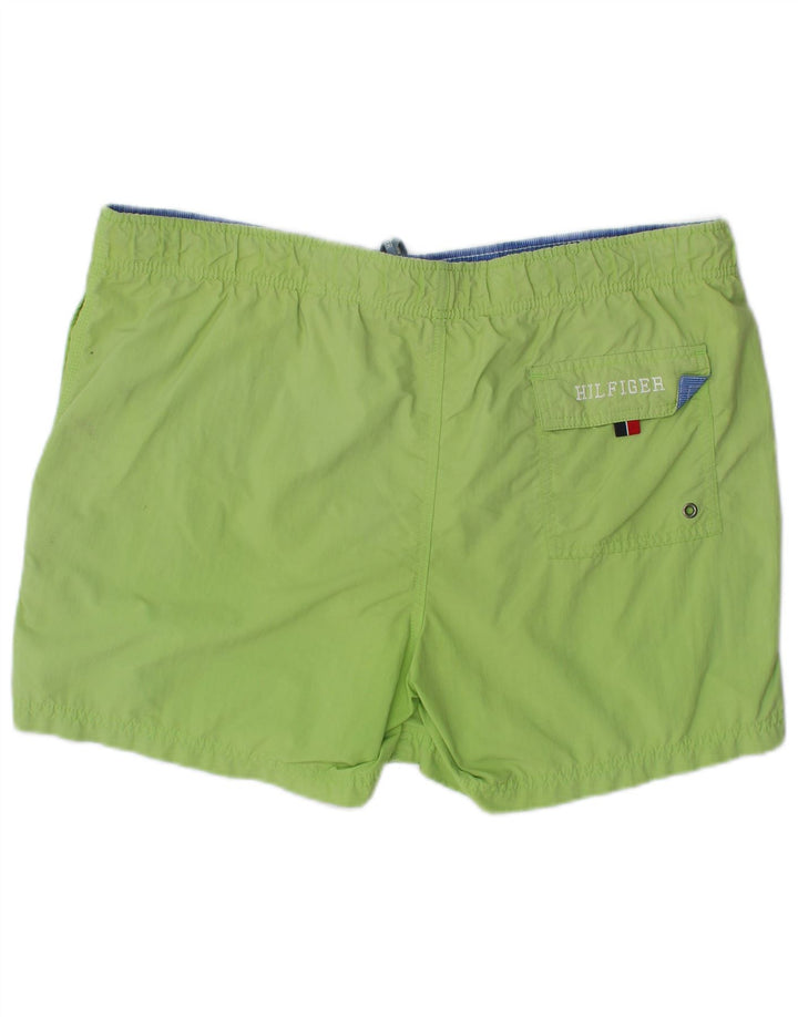 Pantaloncini da bagno da uomo Tommy Hilfiger verde medio poliestere