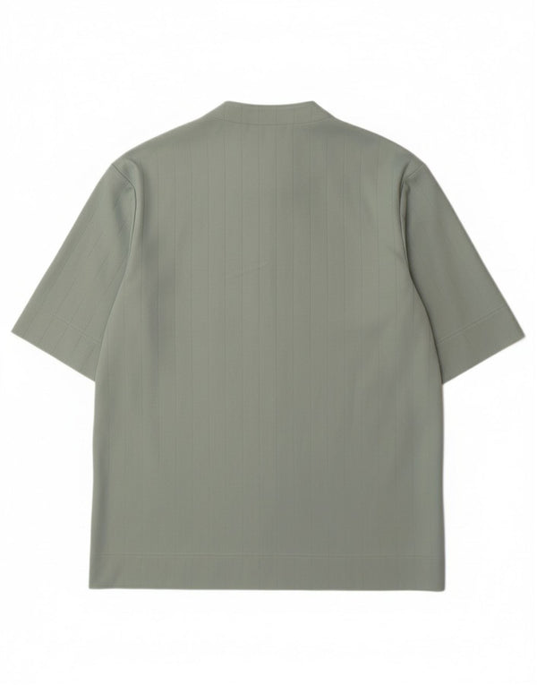 Camicia a maniche corte da donna ADIDAS UK 14 Cotone verde medio