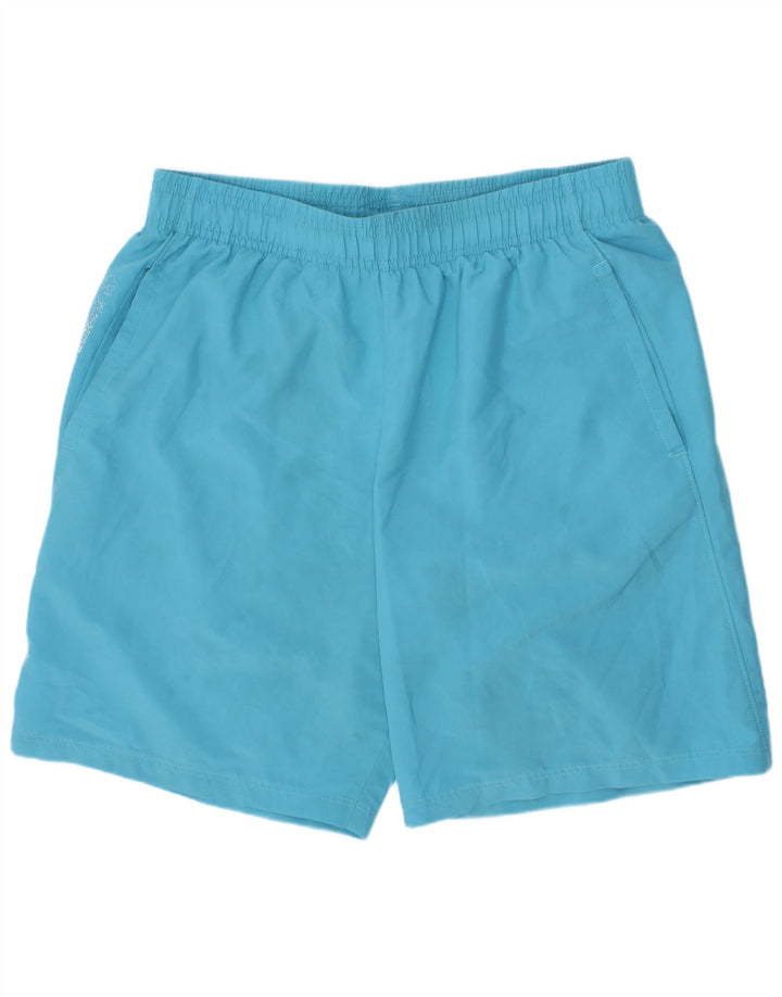 Pantaloncini sportivi con grafica da ragazzo Under Armour 11-12 anni, poliestere blu grande