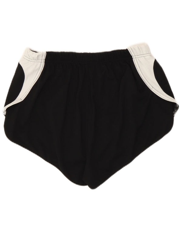 Pantaloncini sportivi Asics da donna con grafica UK 12, cotone color block medio nero