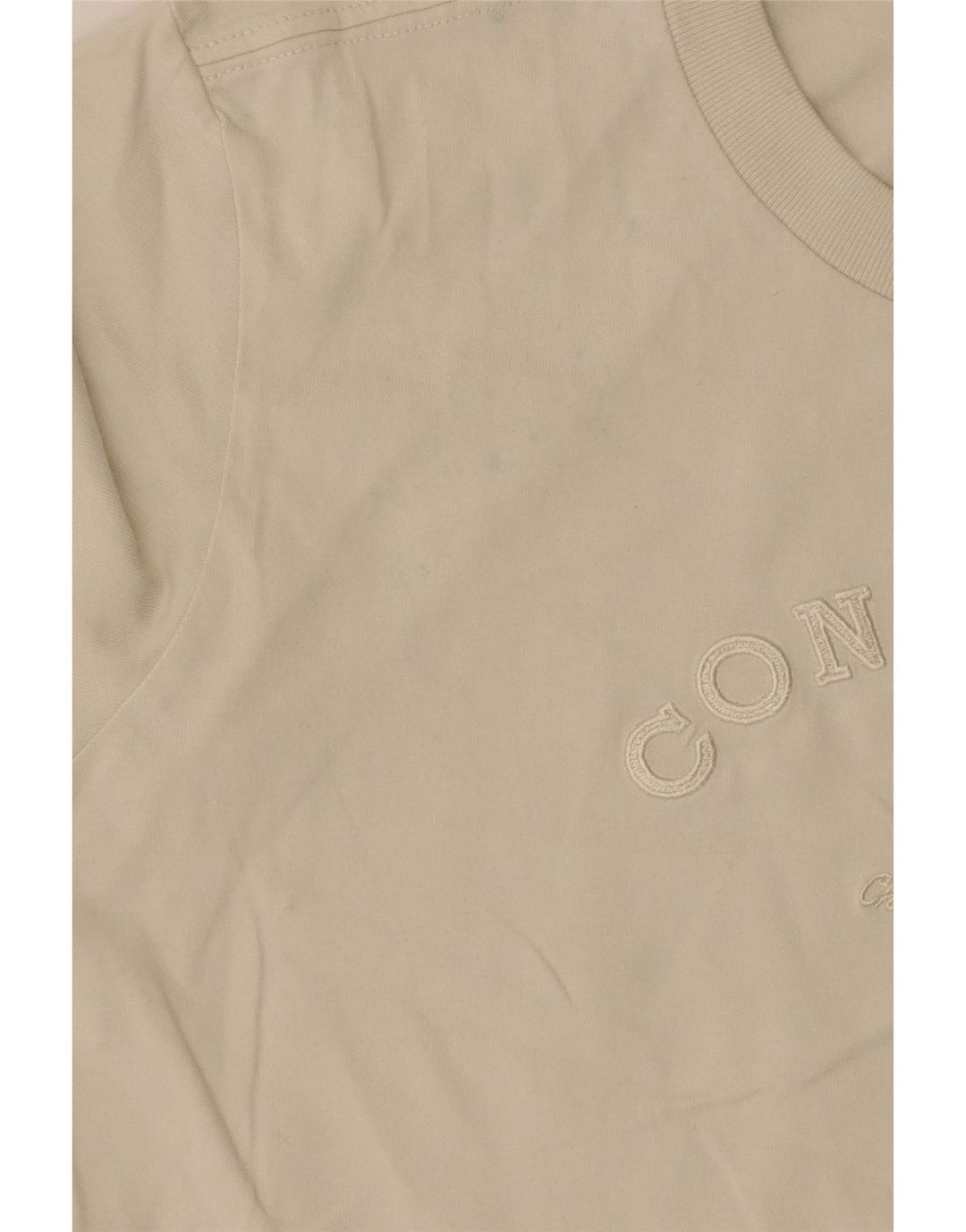 T-shirt da donna Converse Top UK 12 cotone beige medio
