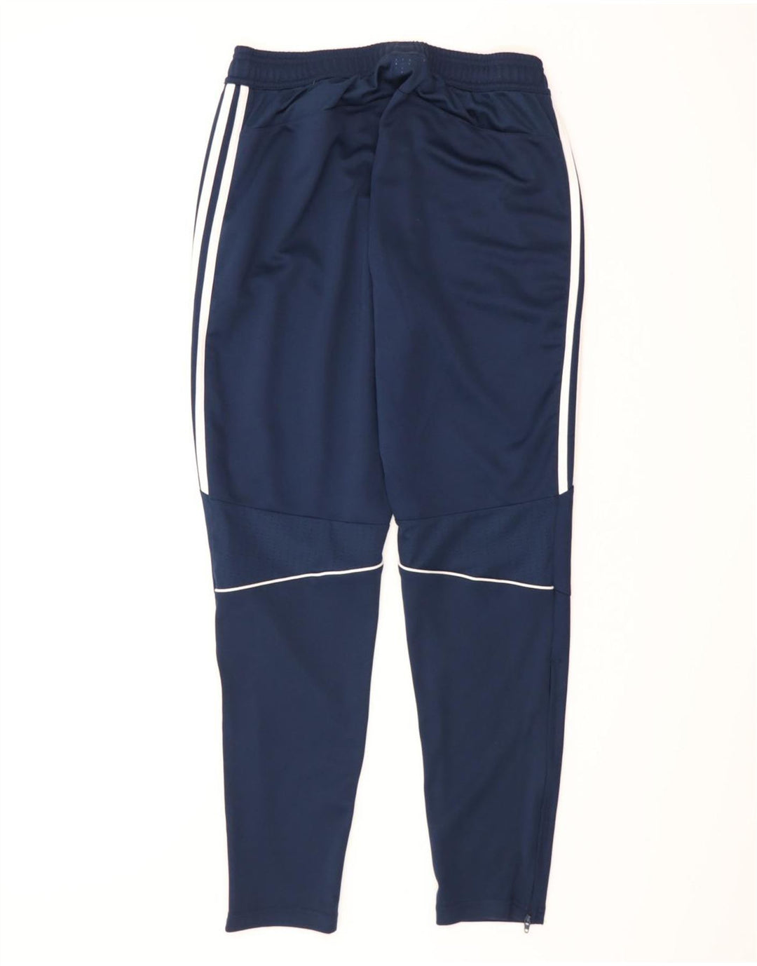 Pantaloni da tuta da uomo Adidas medi in poliestere blu navy