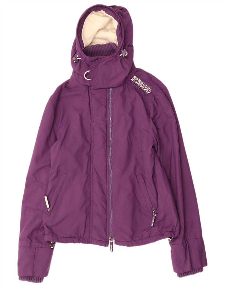 Giacca a vento da donna Superdry The Windcheater UK 12 viola medio