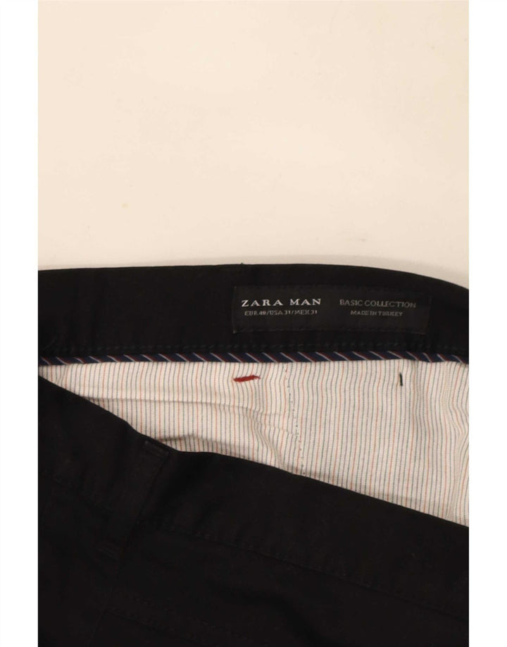 Pantaloni chino slim da uomo Zara EU 40 medi W31 L27 neri