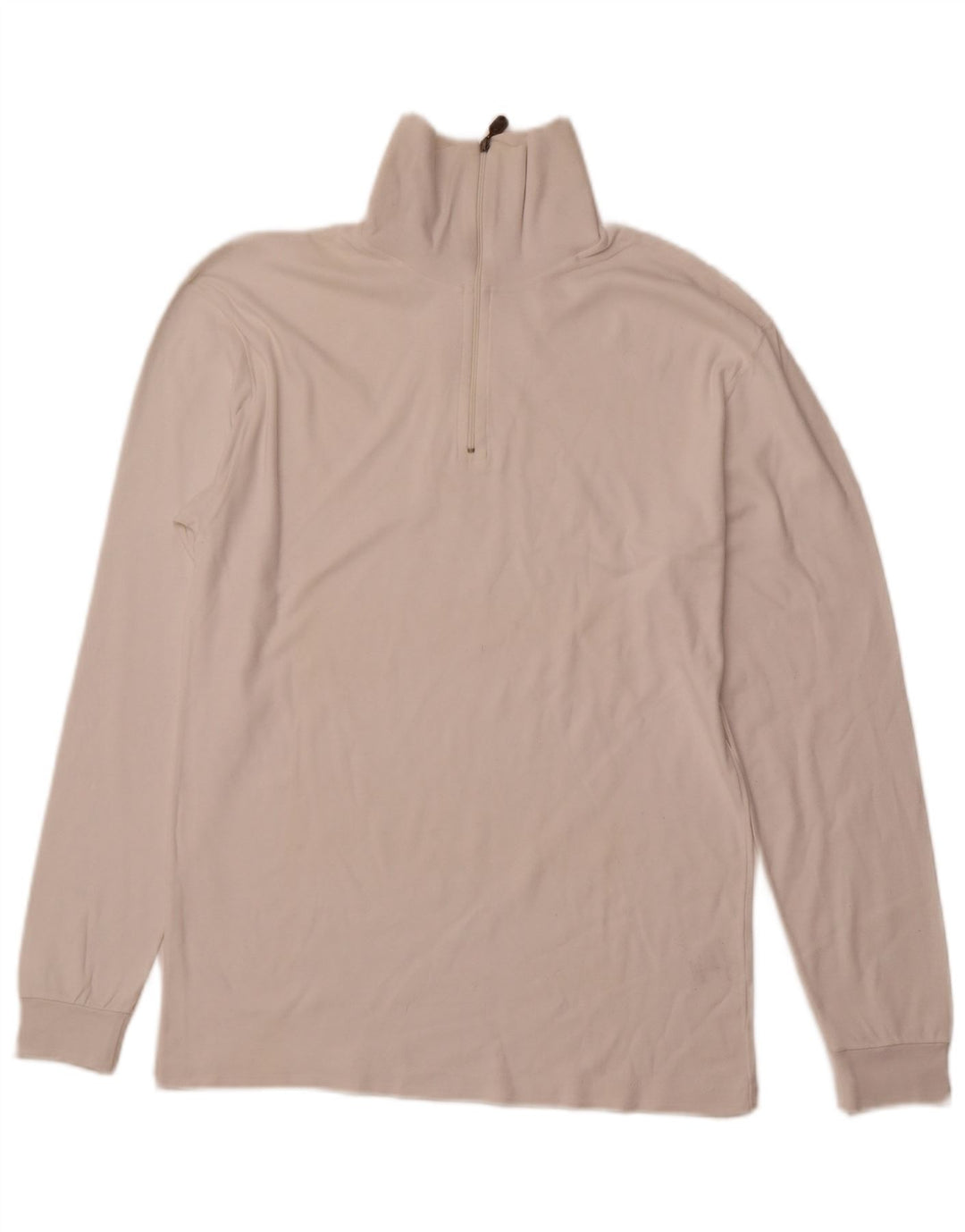 CONTE OF FLORENCE Top da tuta pullover con zip da donna IT 52 2XL Bianco