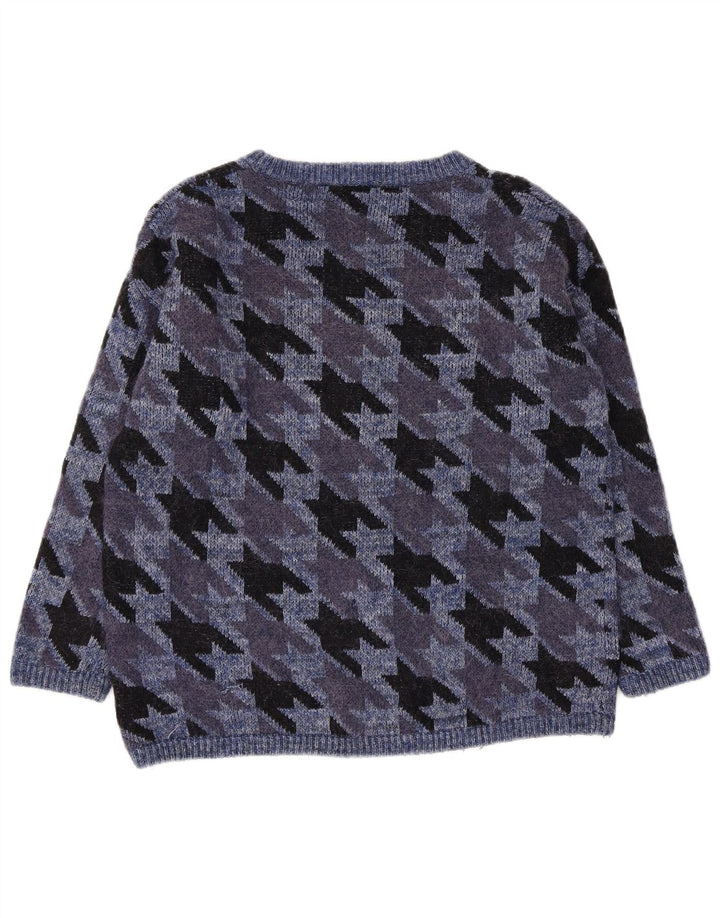 Maglione maglione con scollo a barca da donna Armani Jeans EU 40 blu navy medio