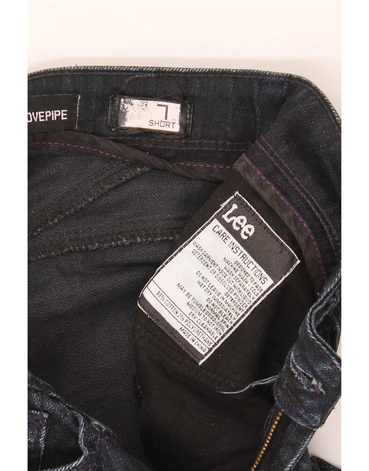 Jeans slim da donna Lee US 7 medi W28 L32 cotone blu navy