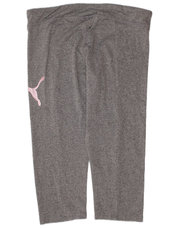 Leggings grafici per ragazze Puma 12-13 anni Large Grigio Poliestere