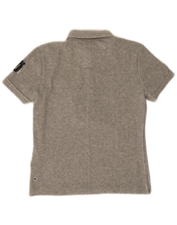 Polo grafica da uomo Liu Jo IT 48 in cotone grigio medio