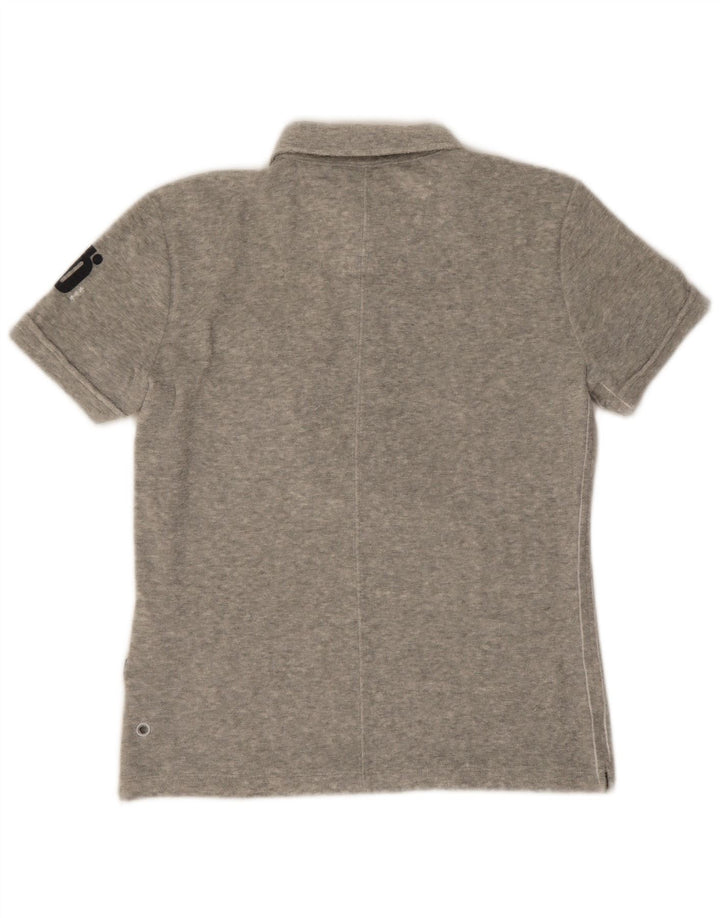 Polo grafica da uomo Liu Jo IT 48 in cotone grigio medio