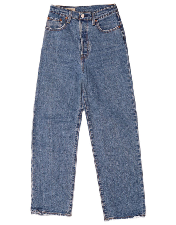 Jeans Levi's affusolati a vita alta da donna W26 L29 cotone blu
