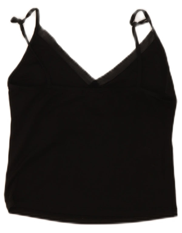 Canotta corta da donna Zara UK 8 piccola nera