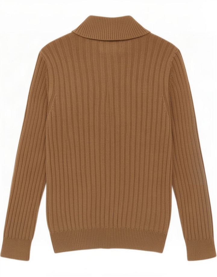 Maglione da uomo Gap con zip e collo in cotone beige medio