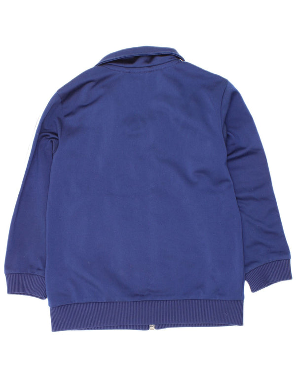 Giacca da tuta da ragazzo Adidas 3-4 anni in poliestere blu navy
