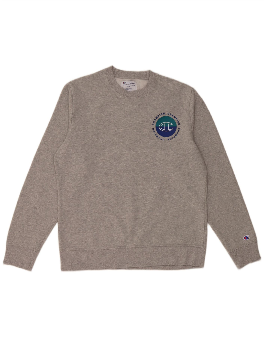 Felpa da uomo CHAMPION Maglione in cotone grigio medio