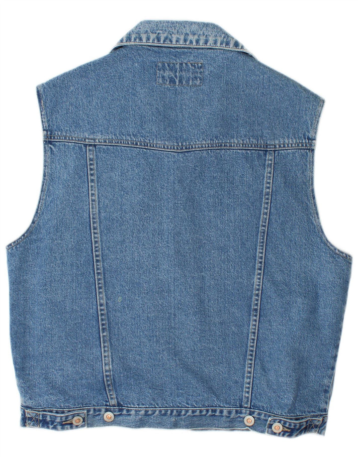 Gilet in denim da donna Jeanagers UK 18 XL cotone blu