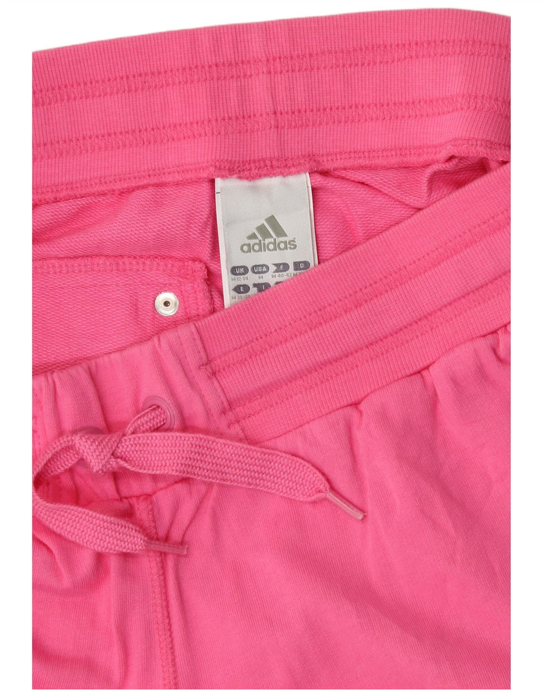 Pantaloncini sportivi Adidas da donna Bermuda UK 12/14 Cotone rosa medio